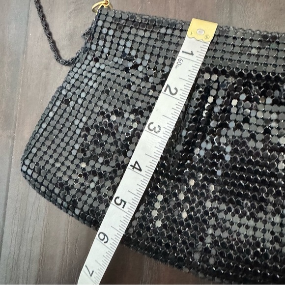 Vintage glam Sequin Crossbody Bag - Black fairy goth whimsy art deco - Picture 6 of 6